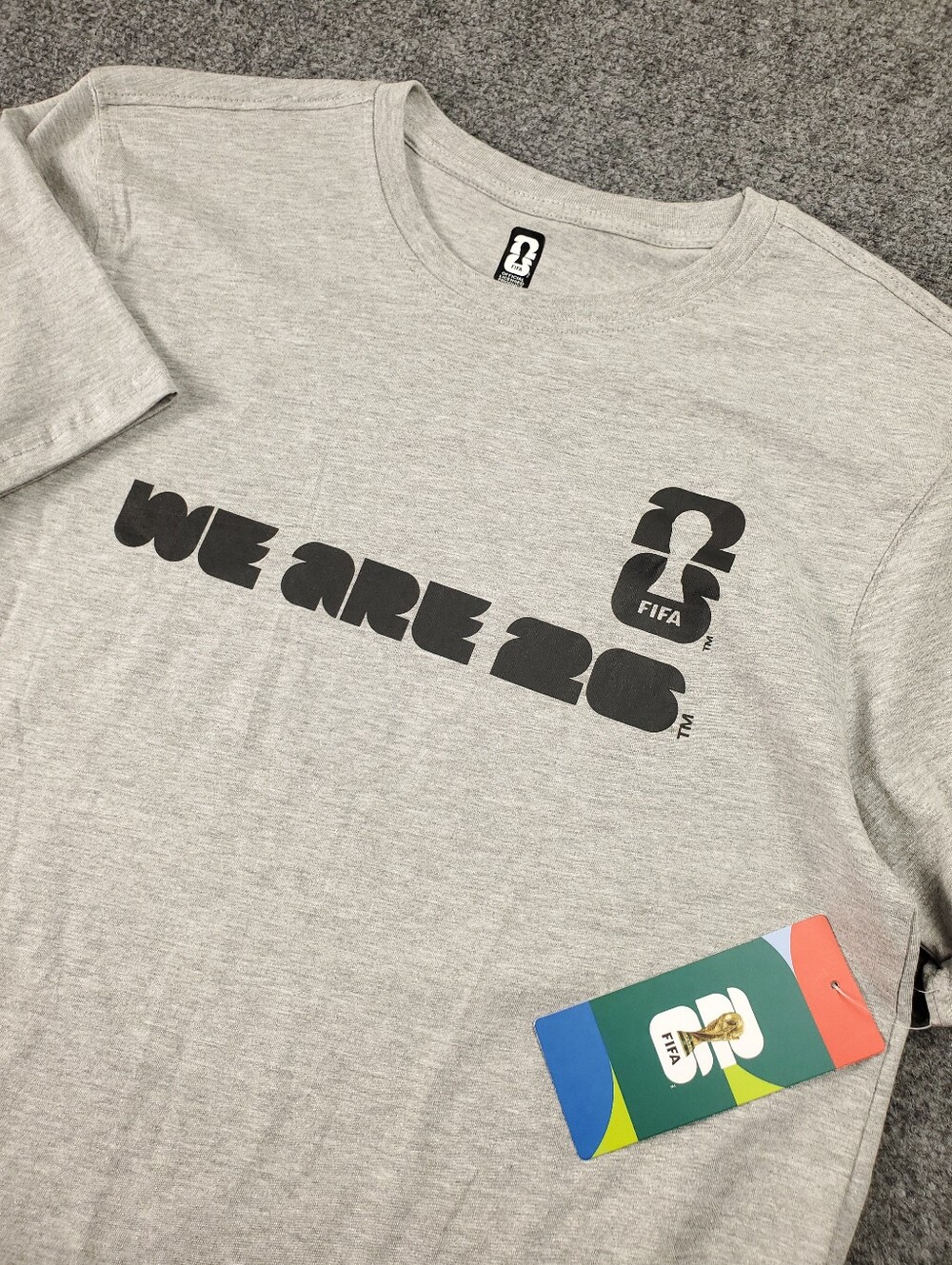 Fifa World Cup 2026 T Shirt Medium We Are 26 Short Sleeve Official Licensed NEW